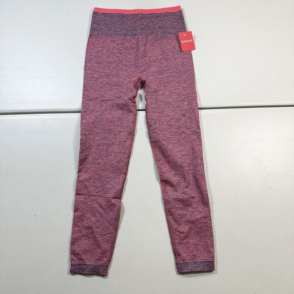 Spanx Seamless Sculpt Legging Spacedye Coral Punch sz S 50285R Womens - Picture 1 of 8